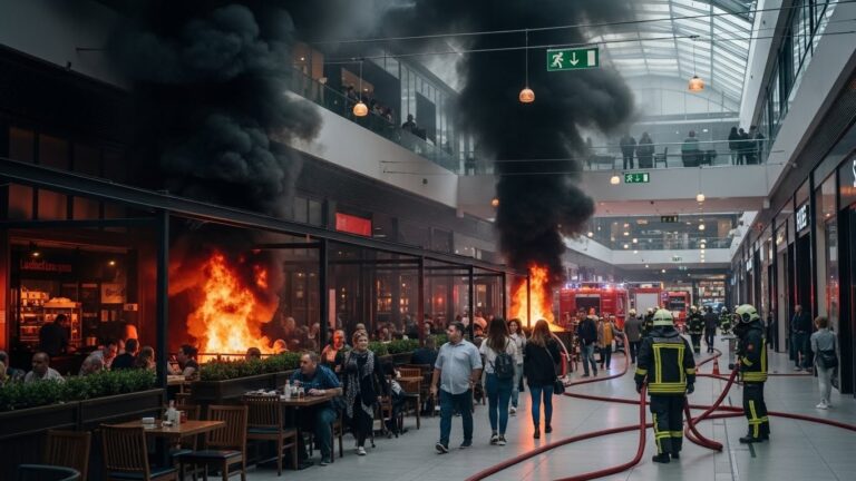 Incendie Val d&rsquo;Europe : Panique au Restaurant Hippopotamus