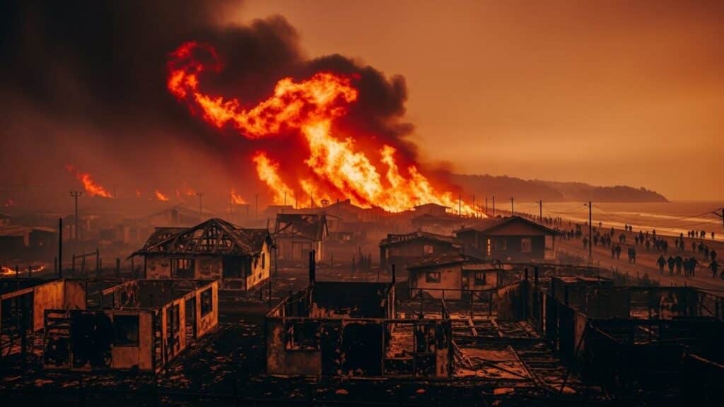 Incendies au Chili : 19 Morts, le Sud Dévasté et un Couvre-Feu Décreté