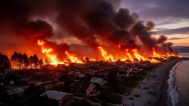 Incendies au Chili : 19 Morts, un Couvre-Feu Décreté