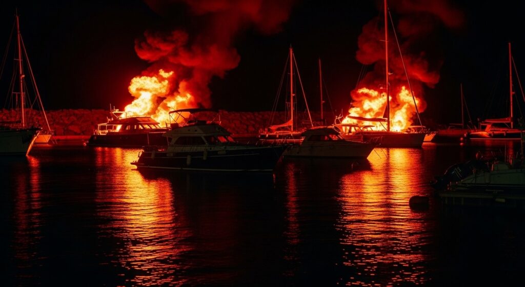 Incendies Criminels de Bateaux en Corse : 4 Mises en Examen