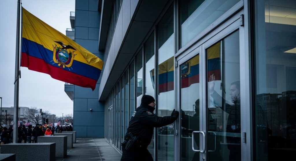 Incident au Consulat d’Équateur à Minneapolis : Tensions Diplomatiques