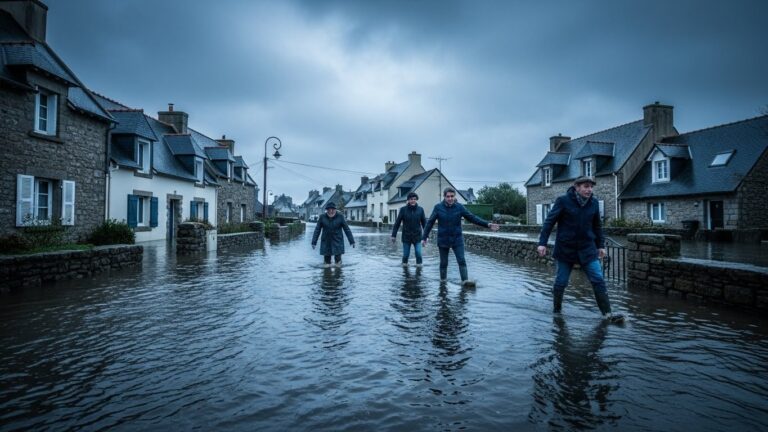 Inondations Finistère : Crozon et Plougonvelin sous l&rsquo;eau après pluies torrentielles