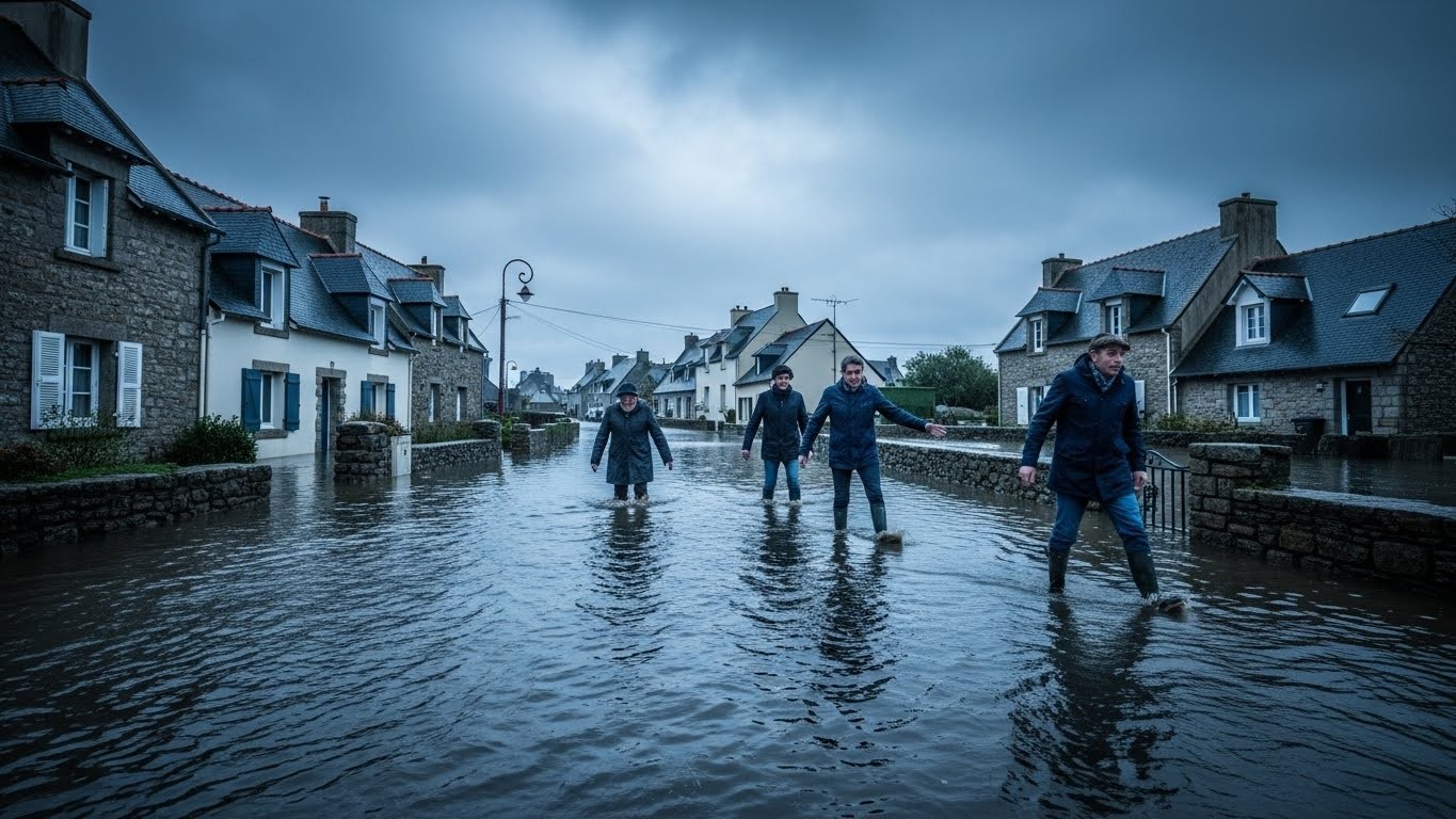 Découvrez le bilan des inondations dévastatrices dans le Finistère, à Crozon, Plougonvelin et Morgat suite aux pluies torrentielles du 15 janvier 2026. Habitants surpris, crues en cours sur l’Odet.