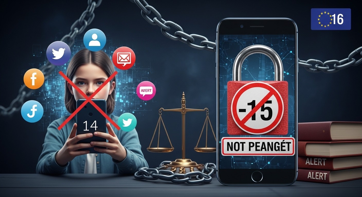 Découvrez pourquoi l'interdiction des réseaux sociaux aux moins de 15 ans, votée par l'Assemblée, risque d'être très compliquée à appliquer dès septembre 2026 malgré l'ambition du gouvernement. Obstacles juridiques et techniques expliqués.