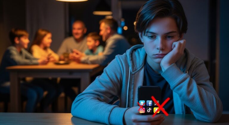 Interdiction Réseaux Sociaux Moins de 15 Ans France