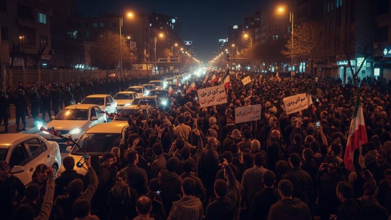 Iran : Manifestations Massives à Téhéran et Coupure d&rsquo;Internet