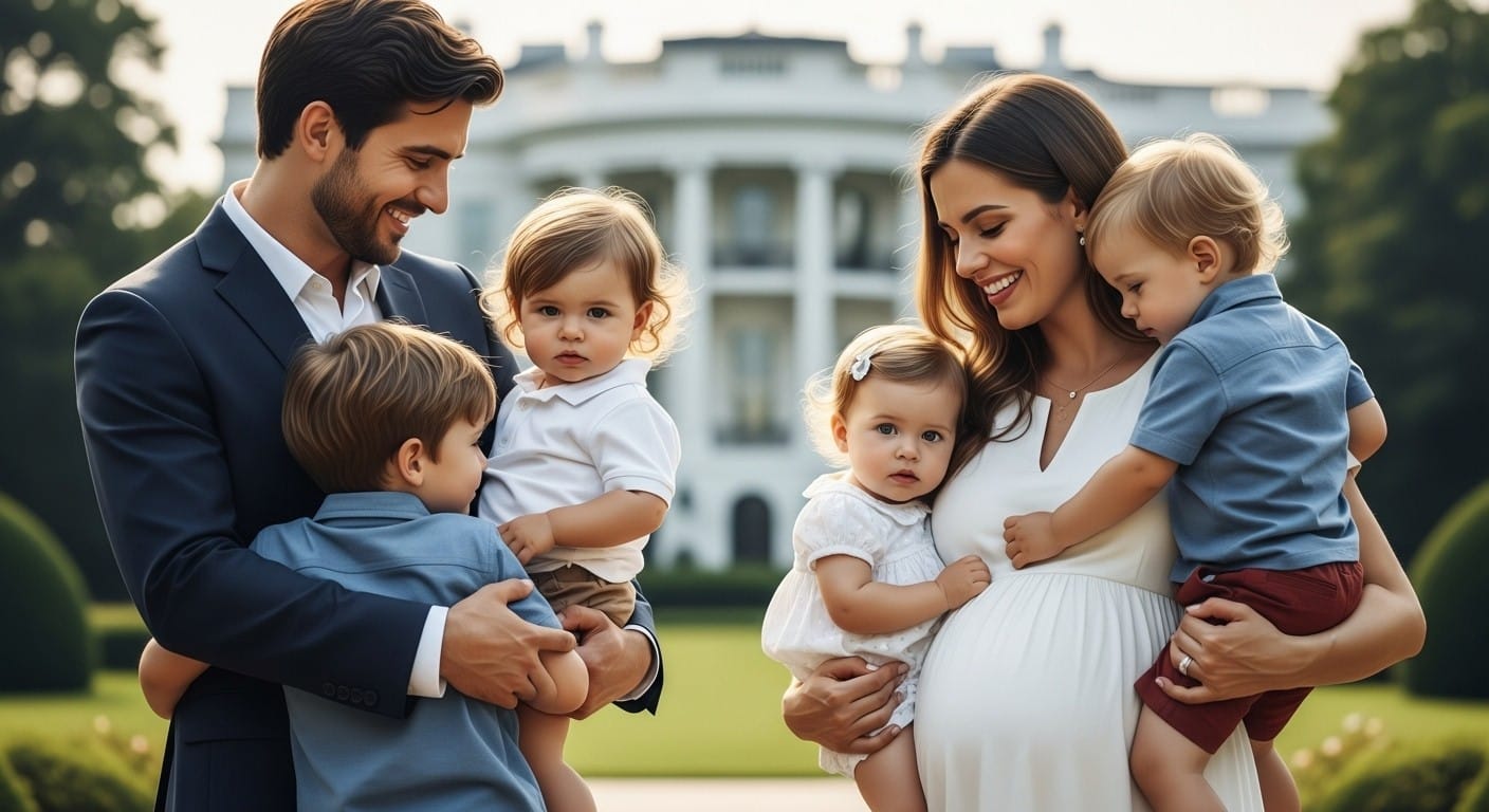 Découvrez l'annonce émouvante de JD Vance et Usha : ils attendent leur quatrième enfant, un garçon, fin juillet. Un événement rare dans l'histoire américaine qui ravit la famille du vice-président.