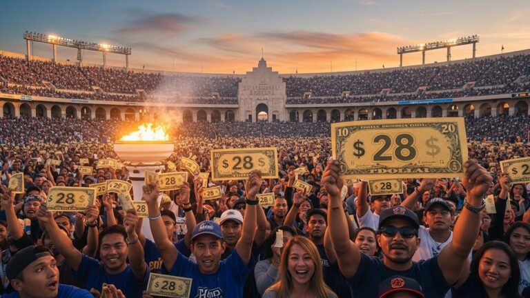 JO 2028 : Un Million de Tickets à 28 Dollars à Los Angeles