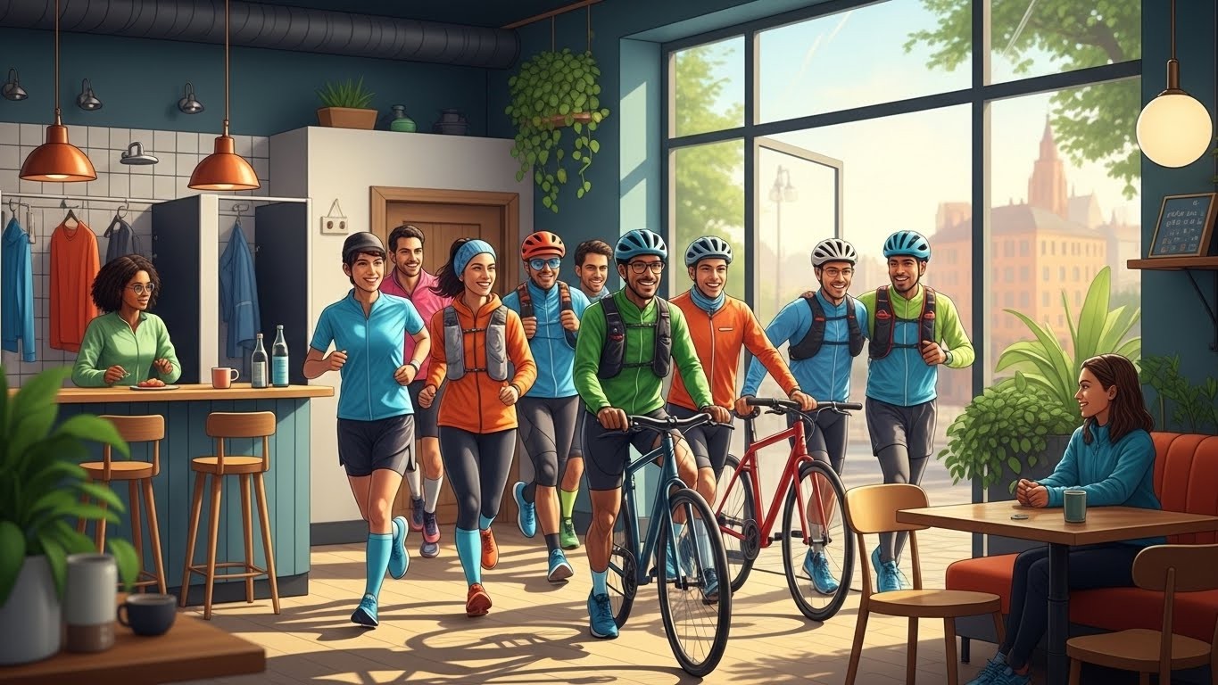 Découvrez Kilomètre Dehors, le lieu hybride à Toulouse qui révolutionne la vie des runners et cyclistes : douches, coworking, restauration saine et communauté. Le nouveau spot incontournable !