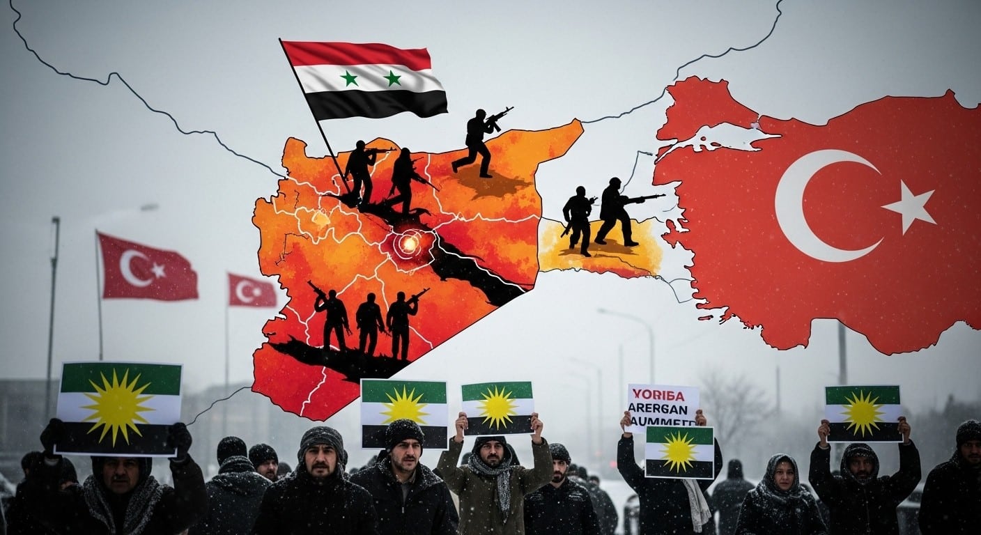 Les Kurdes de Turquie s'inquiètent après l'offensive de Damas qui a repoussé les forces kurdes en Syrie. Soutien turc à l'opération et négociations PKK en péril : quelles conséquences ?