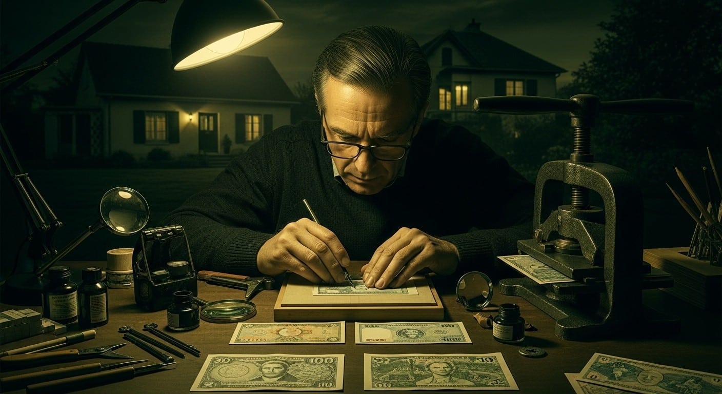 Découvrez l'incroyable parcours du « Cézanne de la fausse monnaie », faussaire polonais qui a mystifié la Banque de France. Le biopic avec Reda Kateb explose au box-office et ravive les traces de son atelier secret en Essonne.