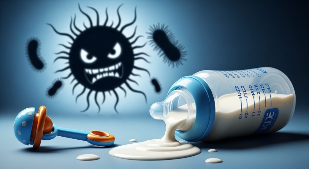 Laits Infantiles Contaminés : Risques et Symptômes pour Bébé