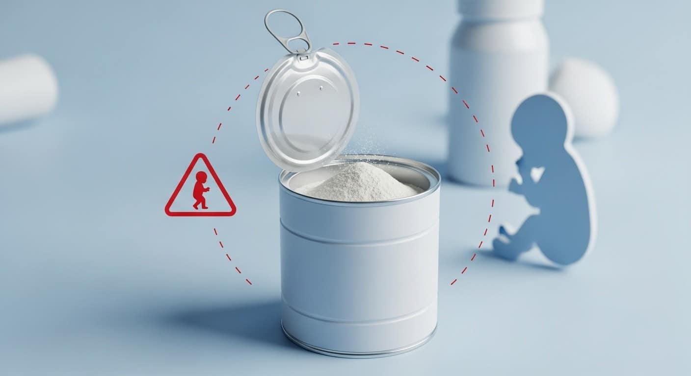 Découvrez la liste complète des laits infantiles rappelés (Guigoz, Picot, Nidal) en raison d'une possible contamination à la céréulide. Symptômes, conseils et ce qu'il faut faire immédiatement pour protéger votre bébé.