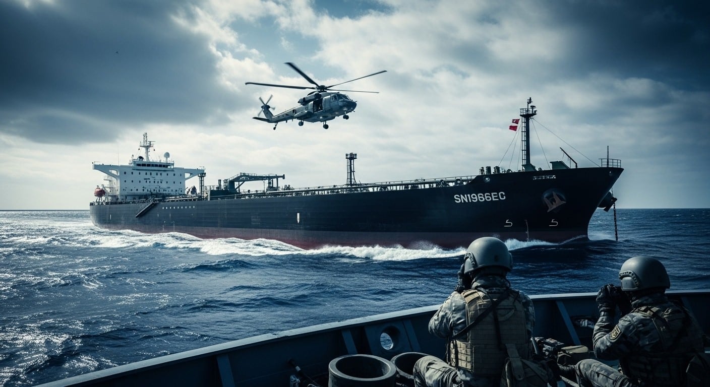 Découvrez pourquoi la Marine française a arraisonné le pétrolier Grinch en Méditerranée. Un maillon clé de la flotte fantôme russe qui contourne les sanctions ? Enquête sur cette opération spectaculaire.