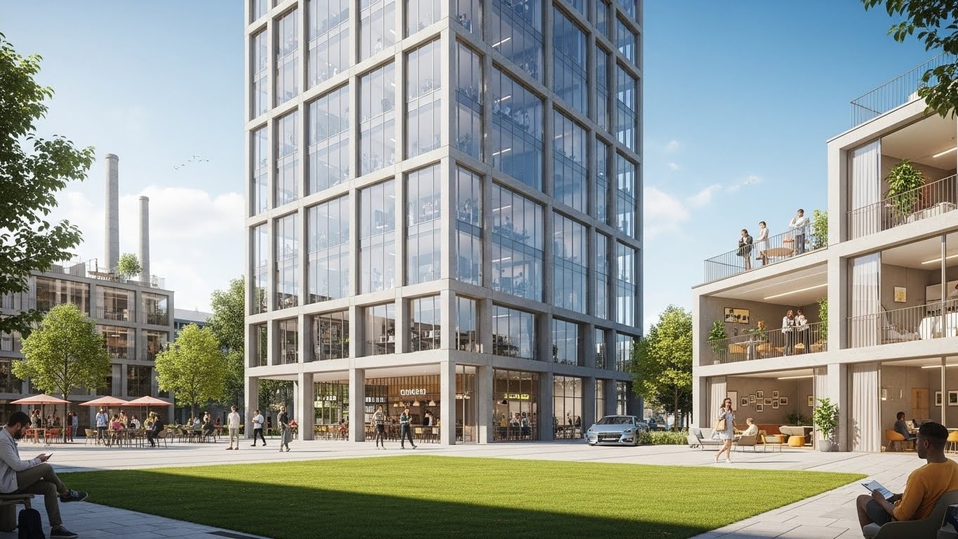 Découvrez le PIC : 18 000 m², 8 restaurants, 100 studios coliving... Le compte à rebours est lancé pour le plus grand espace de coworking de France dans le Puy-de-Dôme !