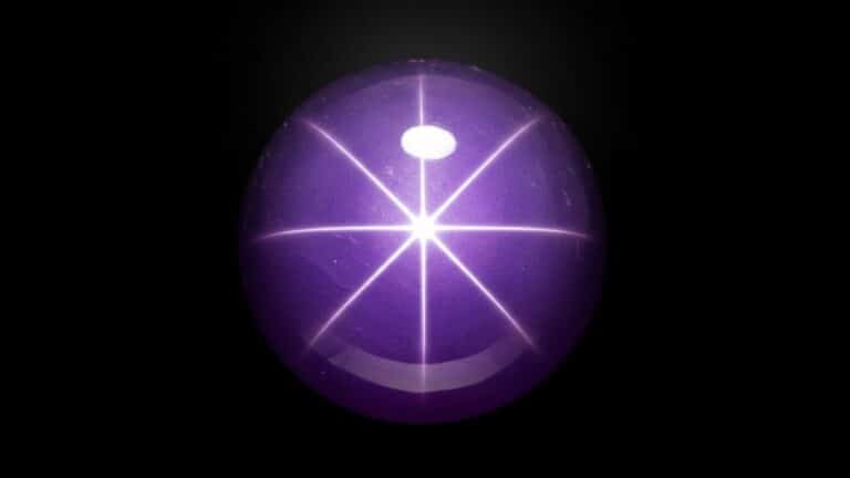 Le Plus Gros Saphir Étoilé Violet du Monde