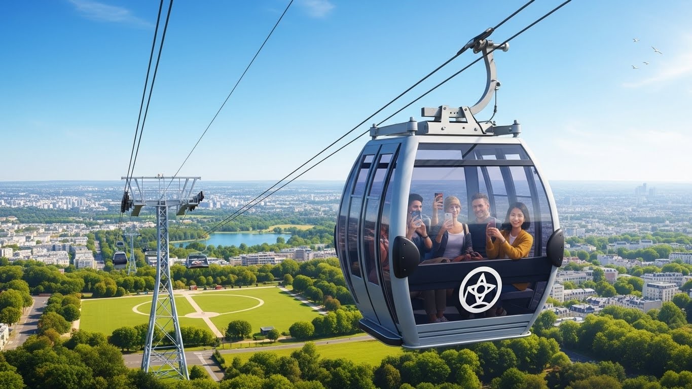 Découvrez le Câble 1, premier téléphérique urbain en Île-de-France reliant Créteil à Villeneuve-Saint-Georges. Plus qu'un transport, une vraie attraction touristique avec vues époustouflantes et photos magnifiques !