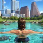 Léon Marchand à Austin : Vie Discrète d’un Champion