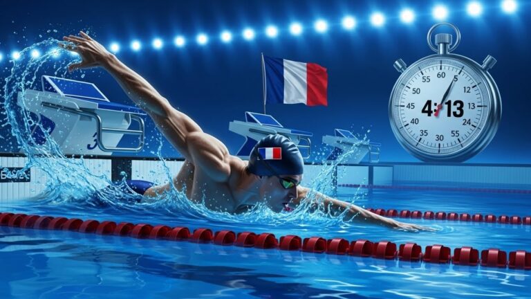 Léon Marchand Brille sur 400m 4 Nages à Austin