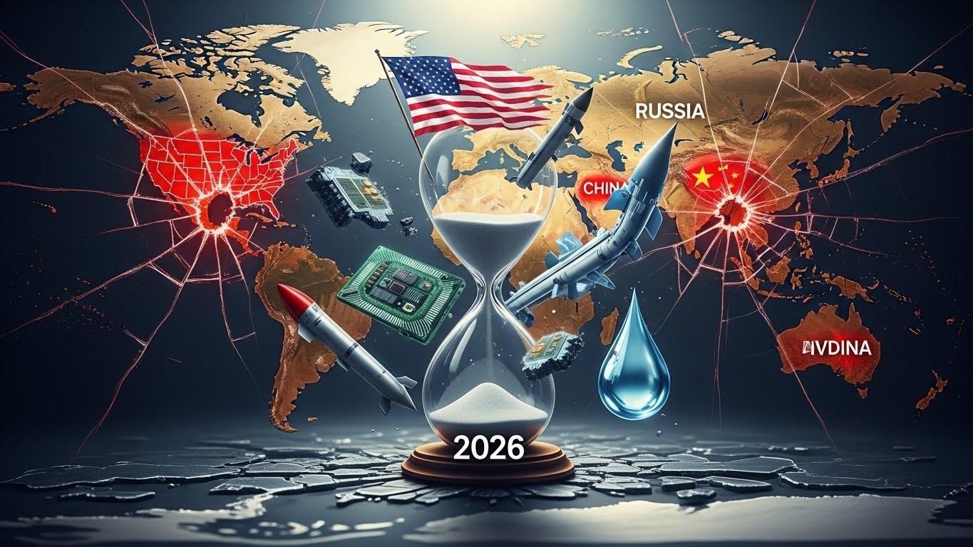 Découvrez les 10 risques géopolitiques majeurs pour 2026 selon des experts : révolution américaine, montée chinoise, guerres hybrides... Une année charnière pleine d'incertitudes à ne pas manquer.