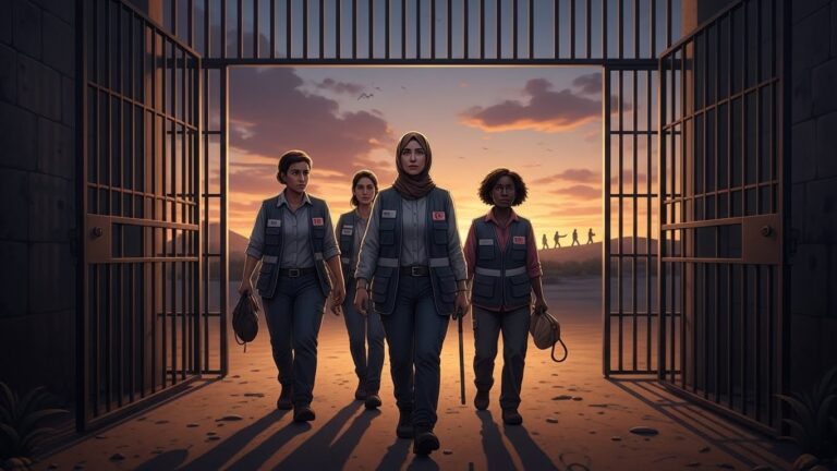 Libération en Tunisie des Humanitaires Français Aidant Migrants