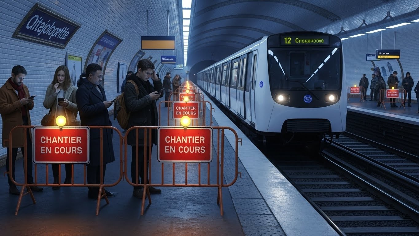 Découvrez les fermetures anticipées de la ligne 12 du métro parisien pour travaux. Préparez-vous à l'arrivée du métro moderne MF19 dès 2028 et aux perturbations à venir.