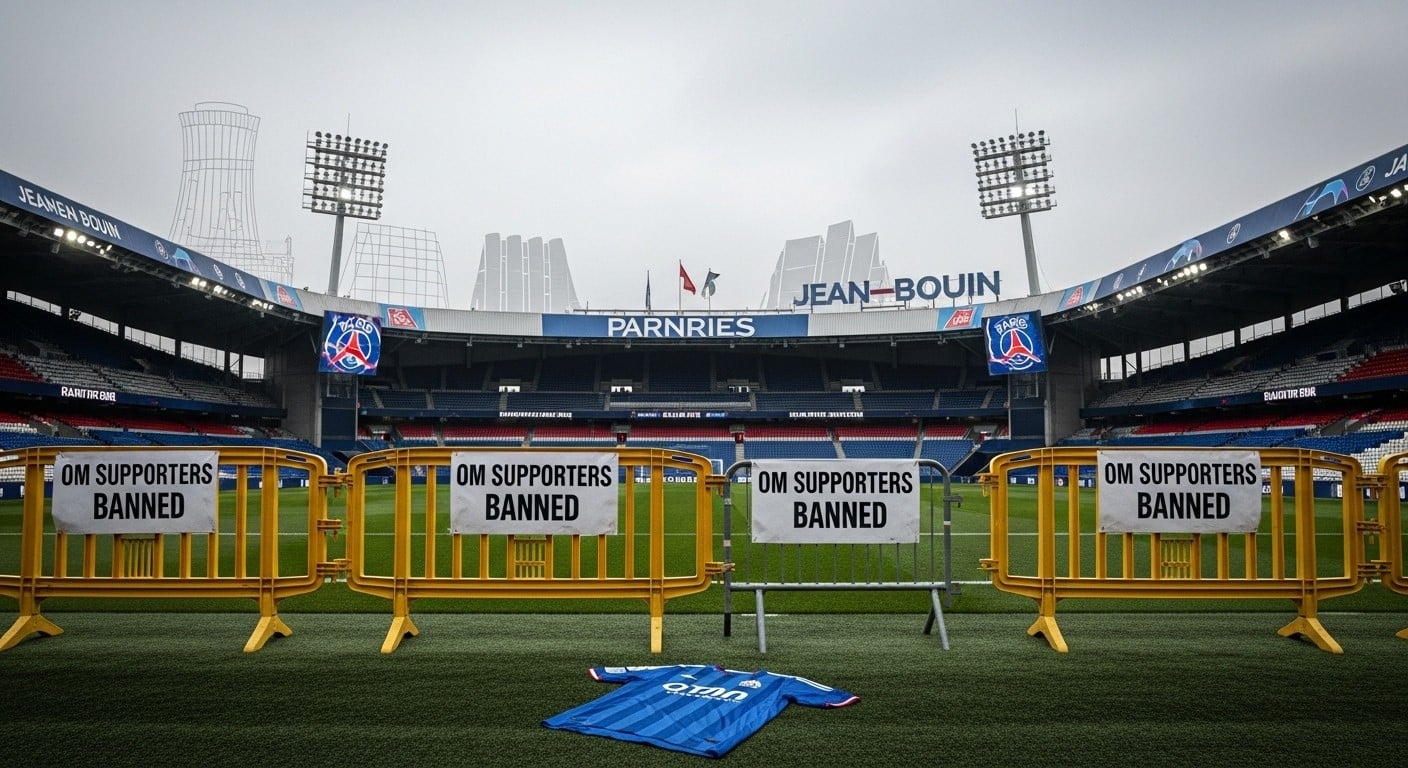 Découvrez pourquoi les fans de l'OM sont interdits de déplacement pour les matchs contre Paris FC (31 janvier) et PSG (8 février). Sécurité, rivalité et conséquences analysées en détail.
