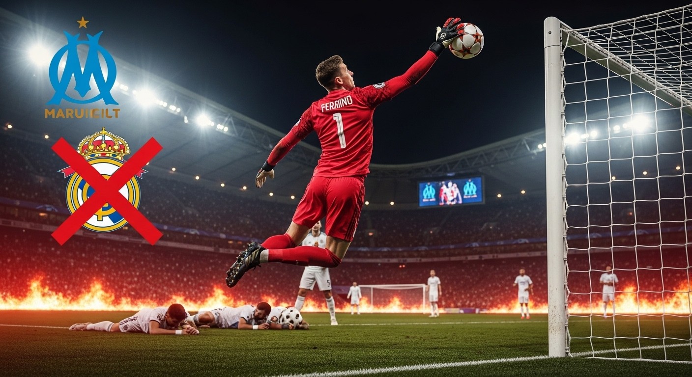 Découvrez le scénario cauchemar de l'OM en Ligue des champions 2025-2026 : éliminé après un but improbable d'Anatoliy Trubin, gardien de Benfica, contre le Real Madrid. Analyse complète.