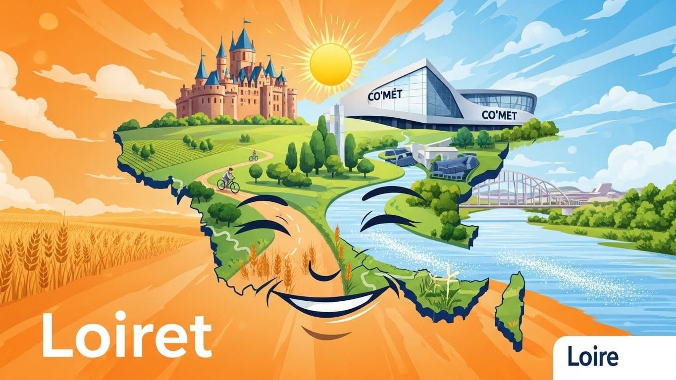 Découvrez Loiret-Vous, la marque territoriale lancée par le Loiret pour séduire touristes, médecins et nouveaux habitants. Atouts cachés, qualité de vie et dynamisme au rendez-vous !