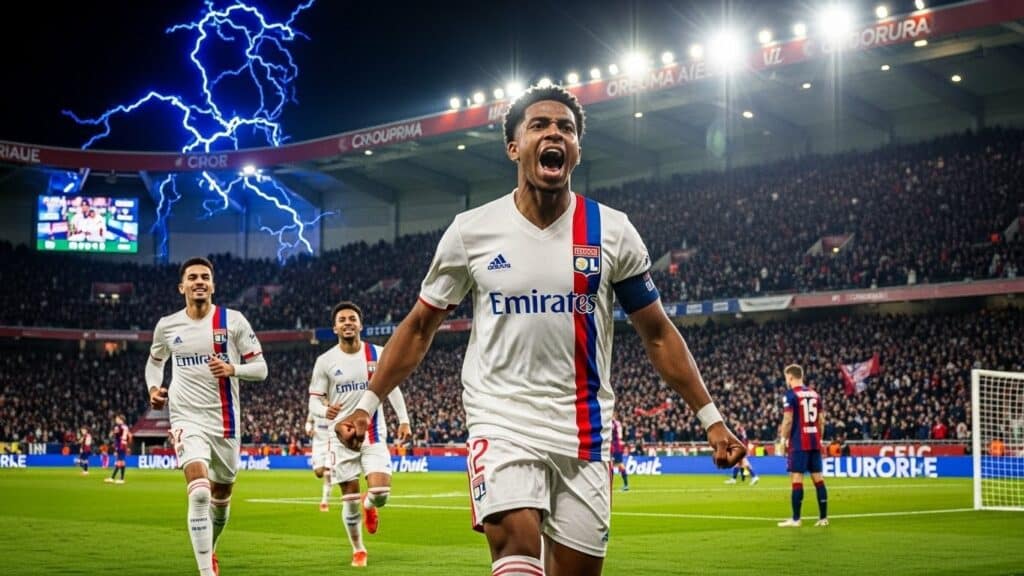 L&rsquo;OL Intègre le Top 4 de Ligue 1 et Rêve de Ligue des Champions