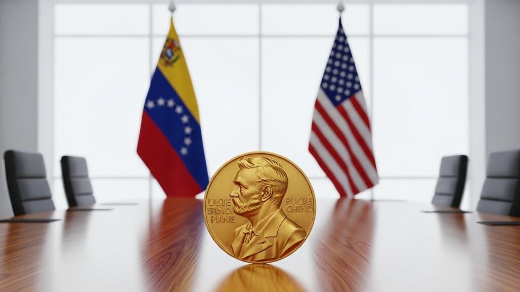 L&rsquo;opposante Machado Offre Sa Médaille Nobel À Trump