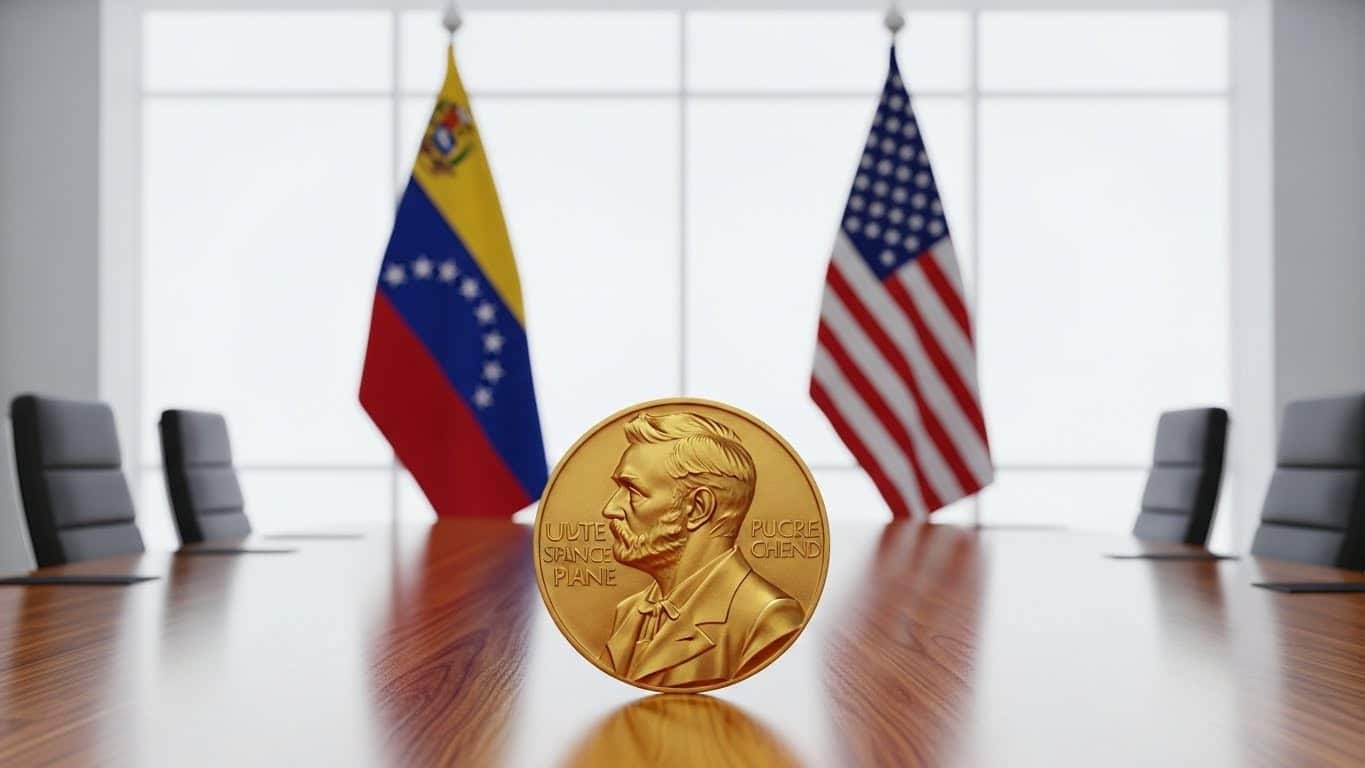 Découvrez pourquoi María Corina Machado a remis sa médaille Nobel de la paix à Donald Trump après l'arrestation de Maduro. Un geste symbolique aux enjeux géopolitiques majeurs.