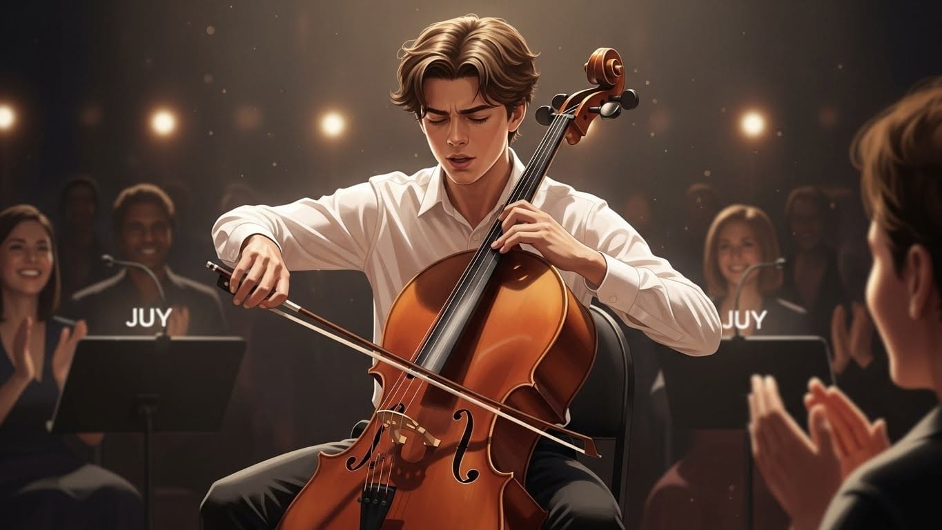 Découvrez Lyam Chenaux, 16 ans, vainqueur de Prodiges saison 12. Ce violoncelliste suisse talentueux rêve d'intégrer un orchestre philharmonique. Son parcours inspirant et ses ambitions révélés.