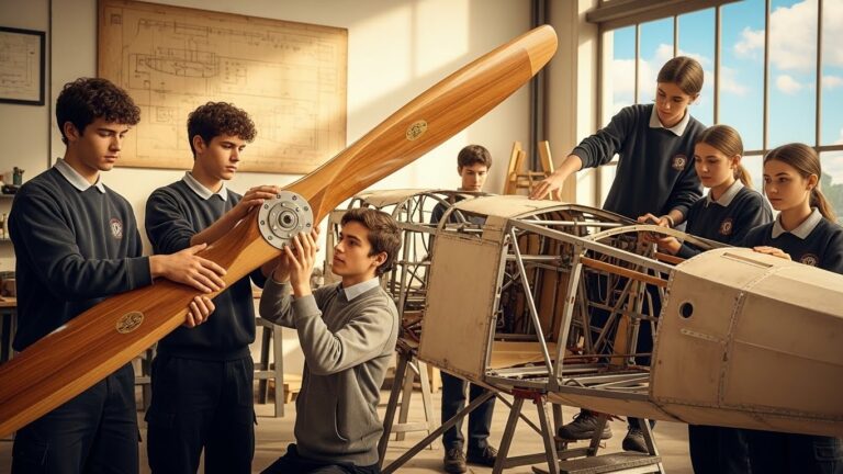 Lycéens Reconstruisent un Avion Légendaire de l’Aéropostale