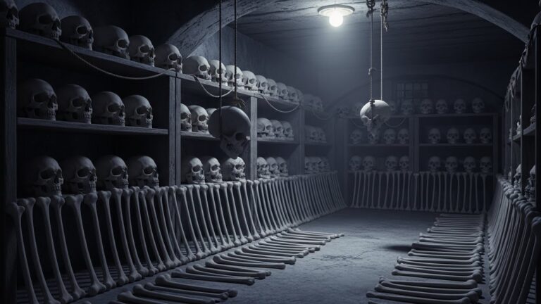 Macabre Découverte : Plus de 100 Crânes dans un Sous-Sol Américain