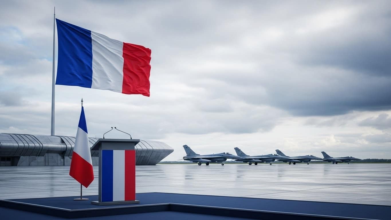 Découvrez le discours puissant d'Emmanuel Macron à Istres : réarmement accéléré, budget 2026, envoi de troupes au Groenland et message ferme face aux menaces mondiales. Une France déterminée.