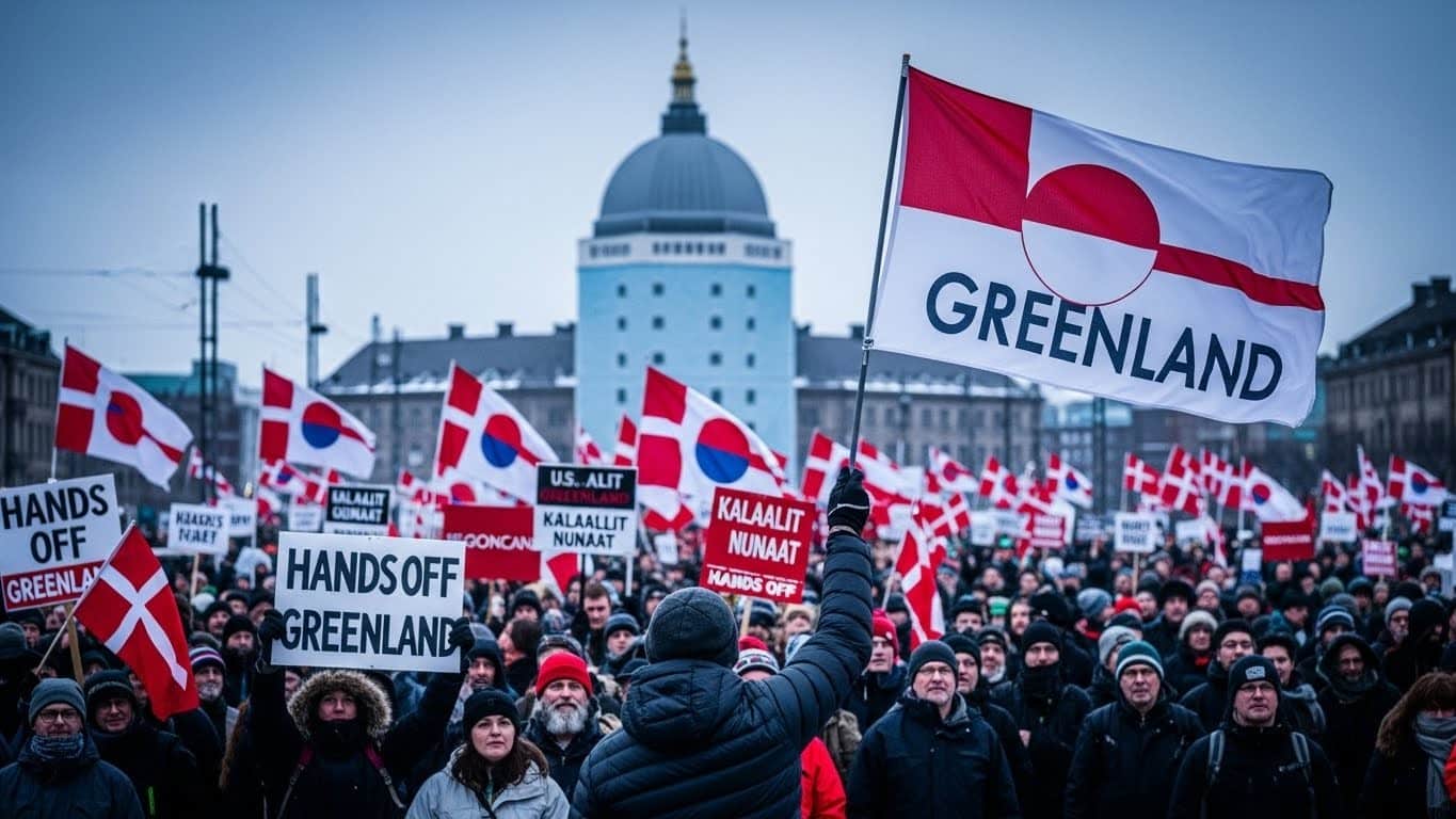 Des milliers de personnes manifestent au Danemark et à Nuuk contre les velléités de Donald Trump d'annexer le Groenland. Un cri unanime pour le respect de la souveraineté et de l'autodétermination.
