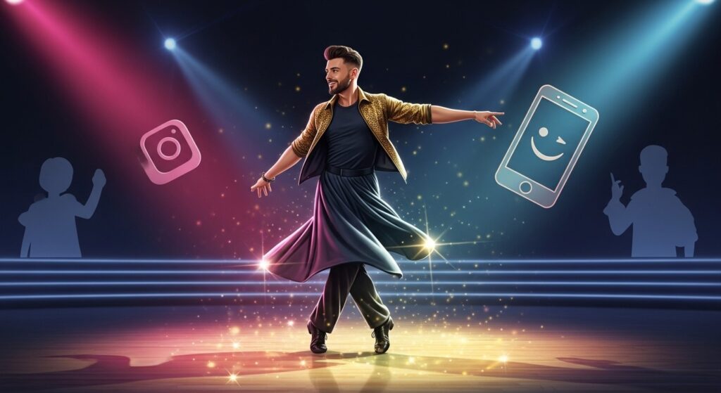 Marcus dans Danse avec les Stars : Portrait du Proche de Lena Situations