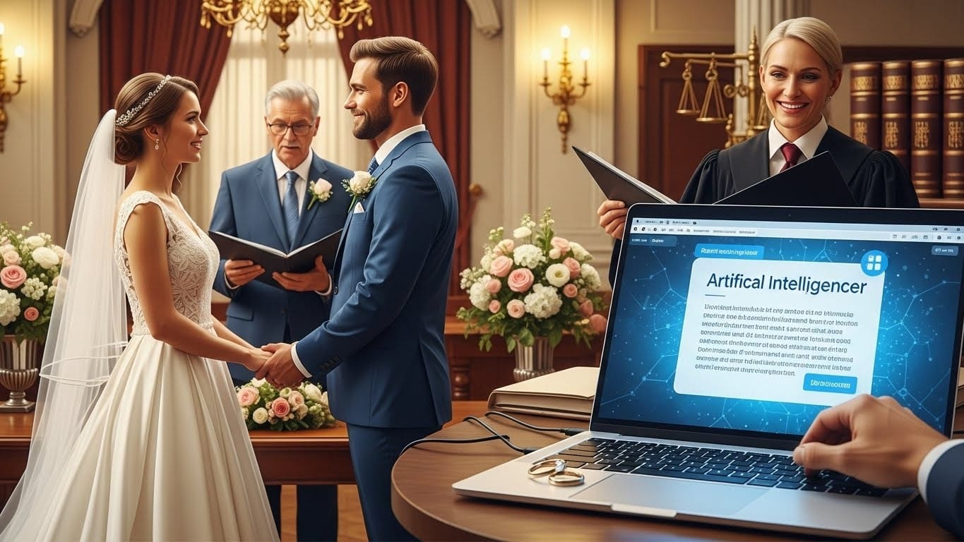 Aux Pays-Bas, un tribunal annule un mariage car le discours a été rédigé par une intelligence artificielle. Découvrez cette affaire insolite qui interroge les limites de l'IA dans les moments les plus personnels de la vie.