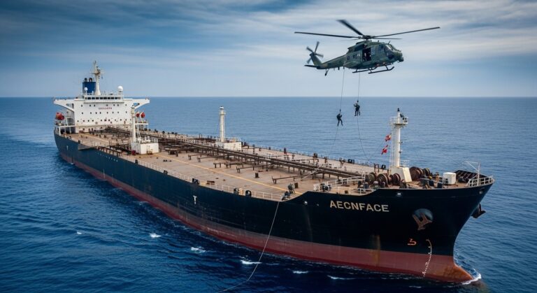 Marine Française Arraisonne Pétrolier Russe en Méditerranée