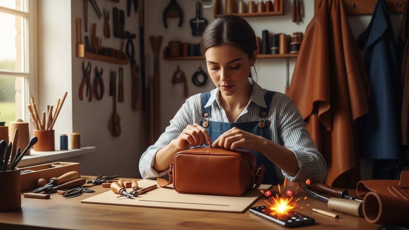 Découvrez comment une artisane du Calvados a vu sa vidéo atteindre 5 millions de vues, submergée par les commandes, et a fermé ses réseaux pour rester fidèle à son artisanat sur mesure.
