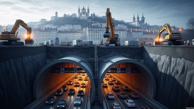 Méga-Tunnel Lyon : Scepticisme du Ministre sur Projet Aulas