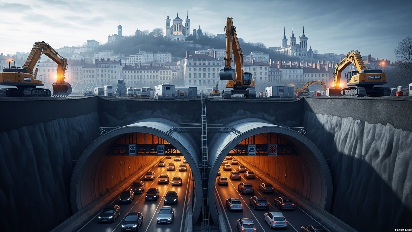 Découvrez le projet ambitieux de tunnel de 8 km sous Lyon proposé par Jean-Michel Aulas et le scepticisme du ministre des Transports. Faisabilité, coûts et débats.