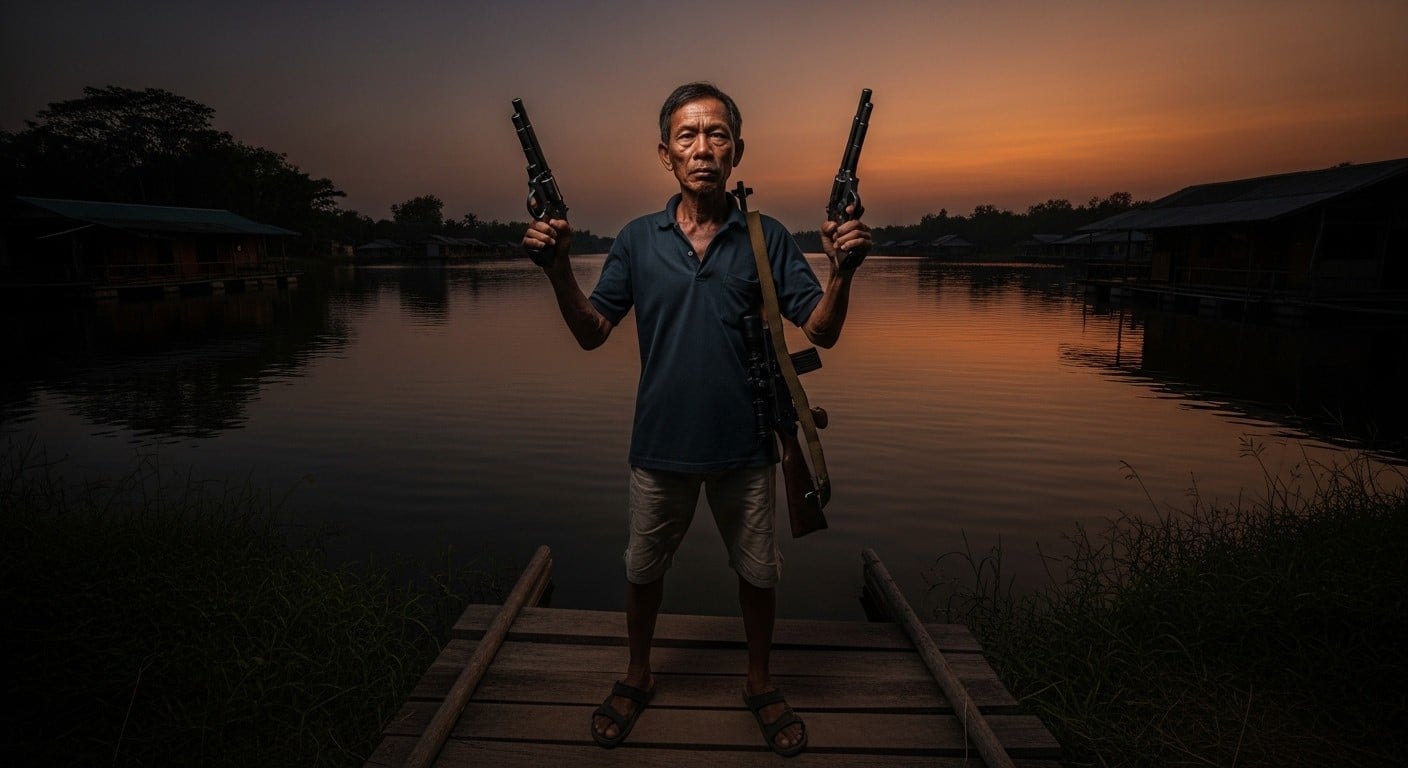 Découvrez l'escalade dramatique aux Étangs de la Galiotte où un propriétaire exhibe des armes sur Facebook pour menacer le maire. Conflit autour de chalets menacés de destruction dans les Yvelines.