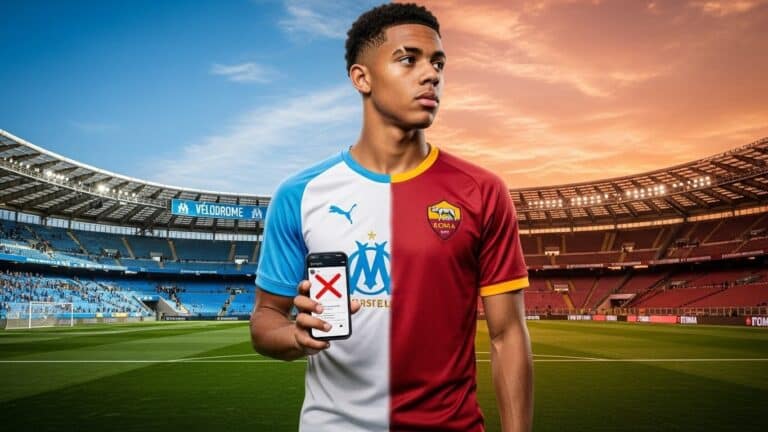 Mercato OM : Robinio Vaz Vers l&rsquo;AS Roma, Suspense sur Instagram