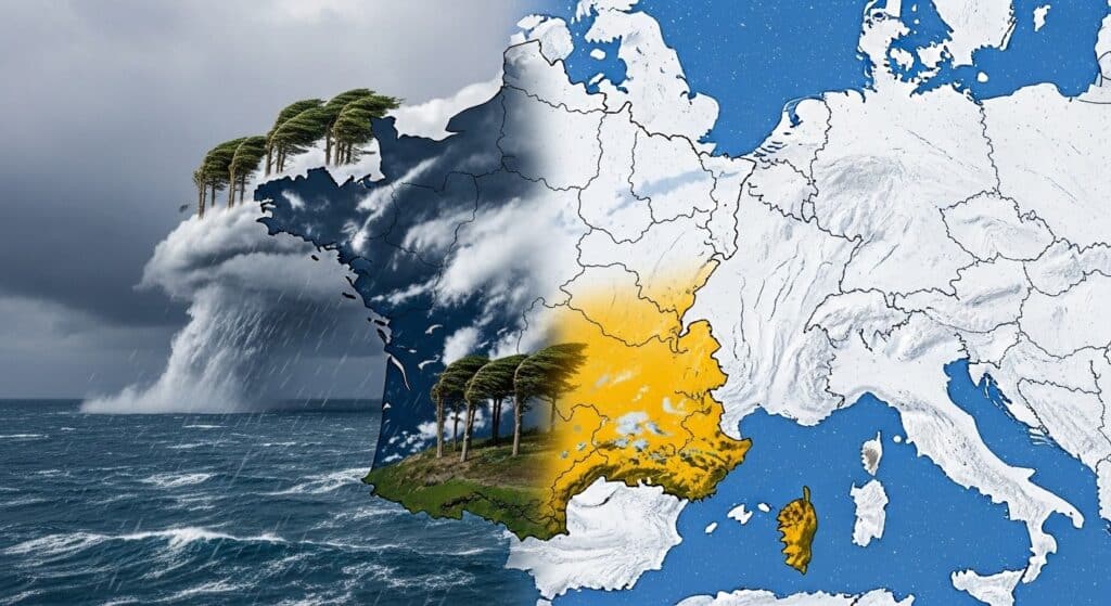 Météo Week-end France : Pluie, Vent Fort et Neige