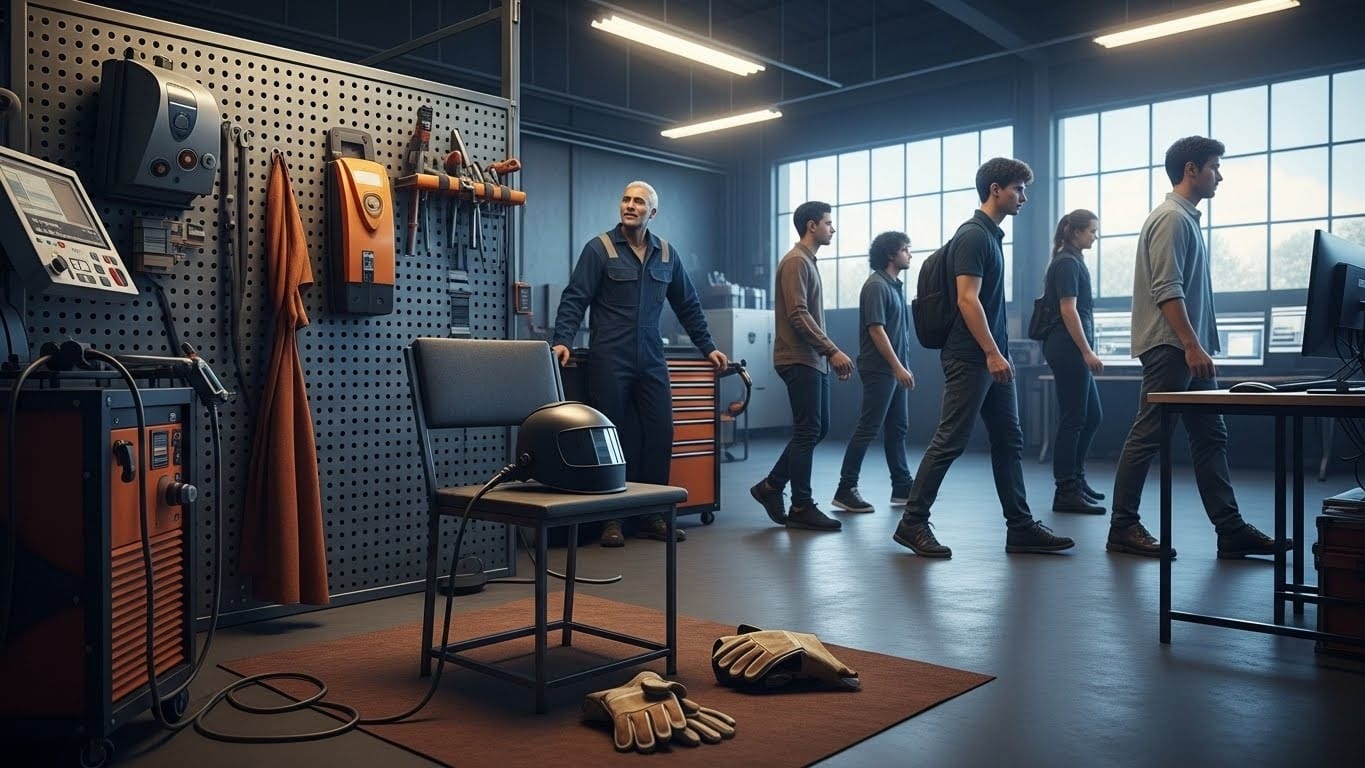 Découvrez pourquoi les métiers manuels comme chaudronnier ou soudeur souffrent d'une pénurie massive en France. Déficit d'attractivité chez les jeunes et solutions pour 2026. Un enjeu majeur pour l'industrie !