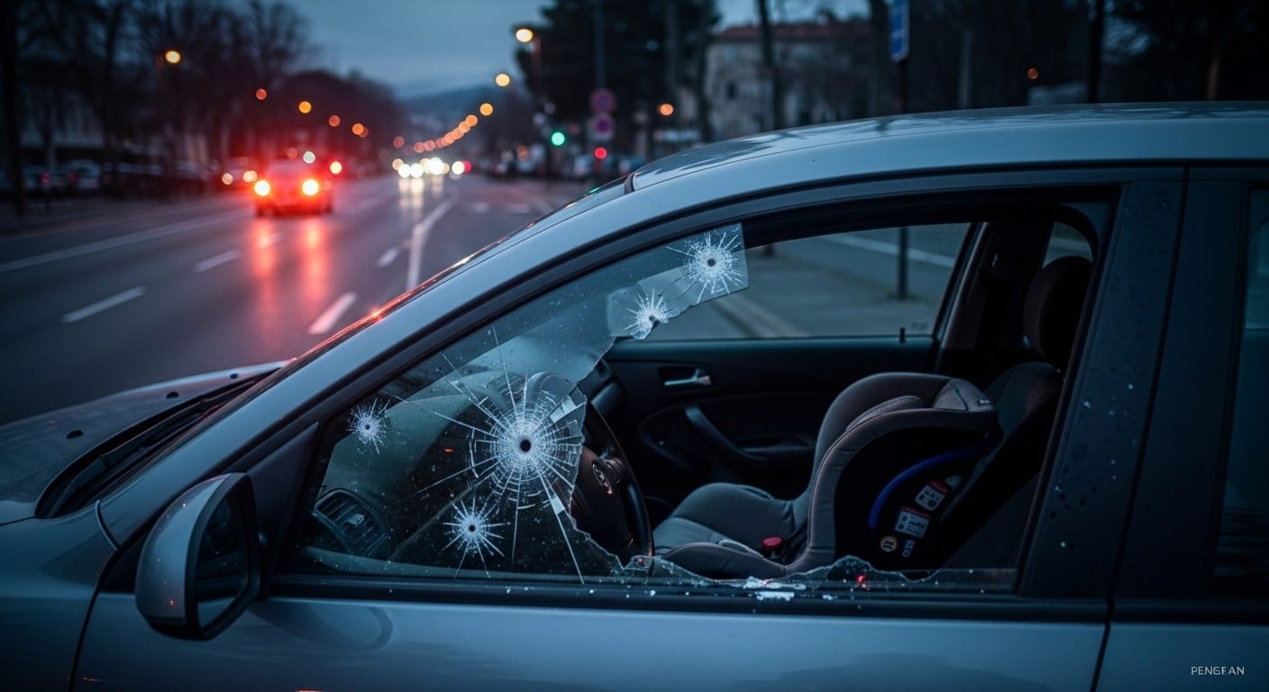 Une jeune mère de 23 ans tuée par balles à Nice devant son bébé de 7 mois. Piste intrafamiliale privilégiée, suspect en fuite. Détails glaçants et réactions indignées.