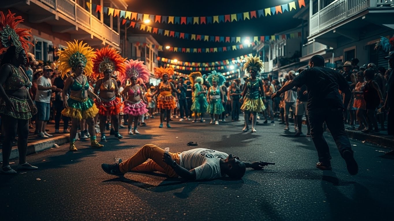 Un homme abattu d'une balle dans la tête en plein carnaval à Pointe-à-Pitre. Décryptage des faits, du contexte de violence extrême en Guadeloupe et des enjeux sécuritaires lors des fêtes populaires.