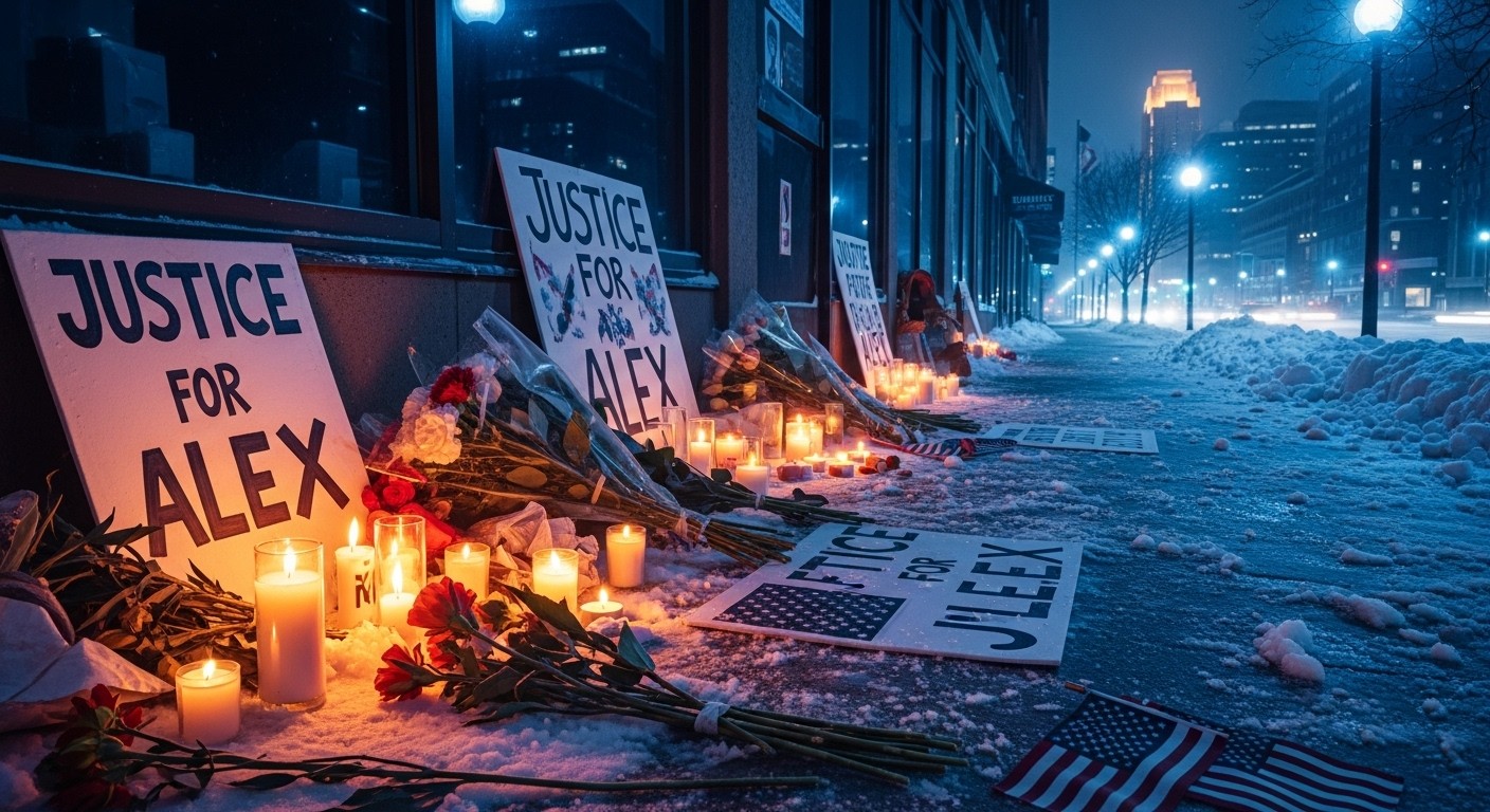 Découvrez comment le mémorial improvisé pour Alex Pretti à Minneapolis est devenu un lieu de deuil intense et de colère contre les violences fédérales. Un drame qui ravive les tensions.